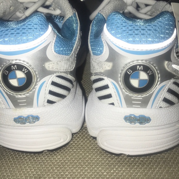 Woman’s BMW puma running shoes NWT BLUE/white - Picture 7 of 8